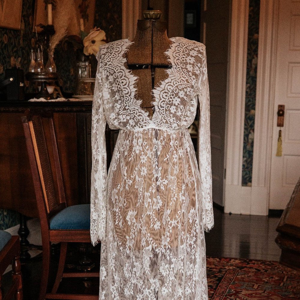 White Lace Dress